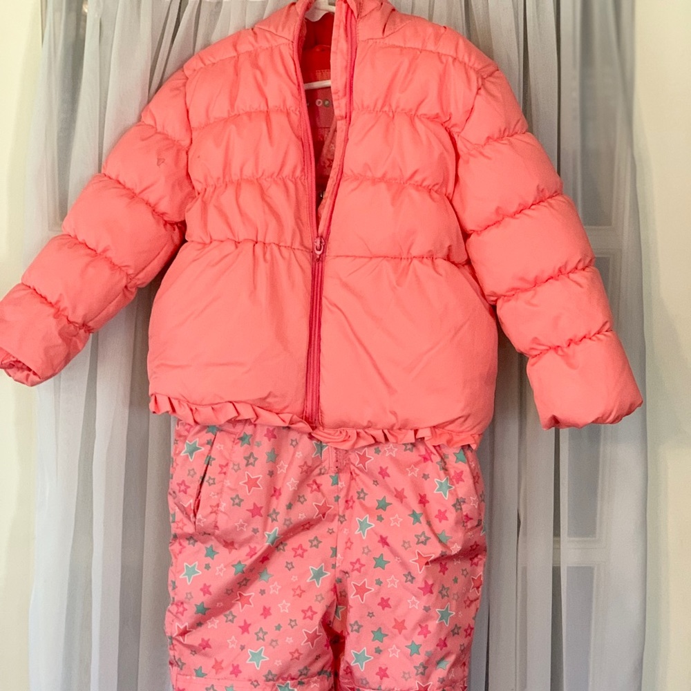 Girl’s Water Resistant Snow Suit